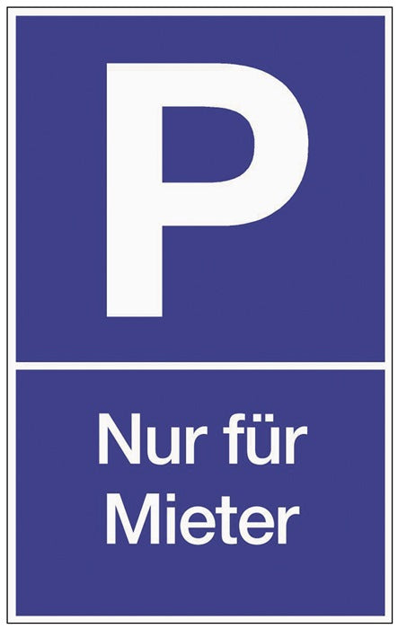 Parkplatzbeschilderung Parken fuer Mieter 3000277685  0 - toolbrothers
