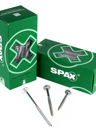 SPAX HI.FORCE Tellerkopfschraube 8,0 x 140 mm 50 Stk. ( 0251010801405 ) Teilgewinde Torx T-STAR plus T40 4CUT WIROX - Toolbrothers