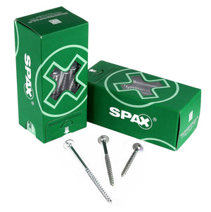 SPAX HI.FORCE Tellerkopfschraube 8,0 x 220 mm 50 Stk. ( 0251010802205 ) Teilgewinde Torx T-STAR plus T40 4CUT WIROX