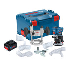Bosch GKF 18V 8 Professional Akku Kantenfraese 18 V 8 0 mm Brushless 1x ProCORE Akku 5 5 Ah Taucheinheit L Boxx ohne Ladegeraet 0 - toolbrothers