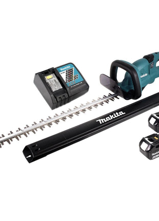 Makita DUH 651 RM Akku Heckenschere 36V (2x18V) 65cm XPT Silent mit 2x 4,0 Ah Akku und Ladegerät - Toolbrothers