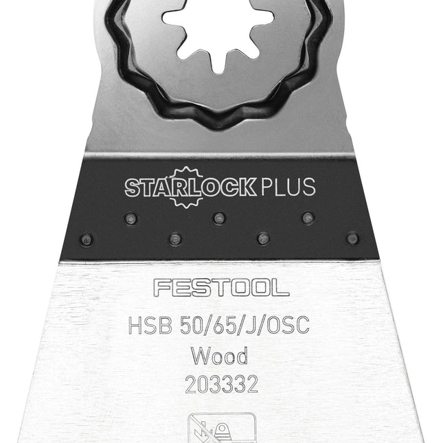 Festool HSB 50/65/J/OSC/5 Lame de scie pour bois Starlock PLUS ( 203332 ) denture japonaise originale double