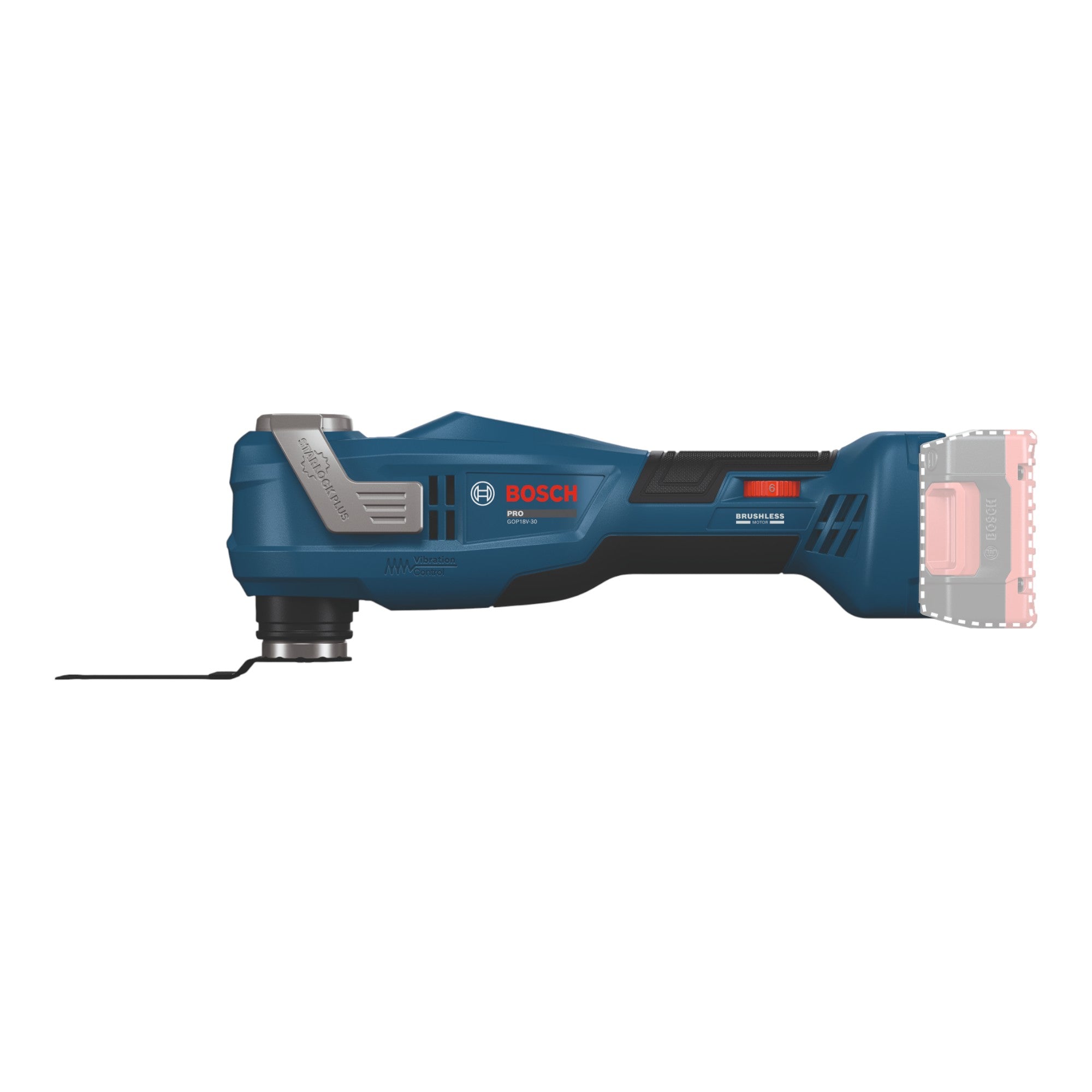 Bosch GOP 18V 30 Akku Multifunktionswerkzeug 18 V Starlock Plus Brushless 1x ProCORE Akku 4 0 Ah L Boxx ohne Ladegeraet 2 - toolbrothers