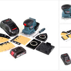 Bosch GSS 18 V-10 Akku Schwingschleifer 18 V Li-Ion Professional + Zubehör + 1 x 2,0 Ah Akku + Ladegerät - Toolbrothers