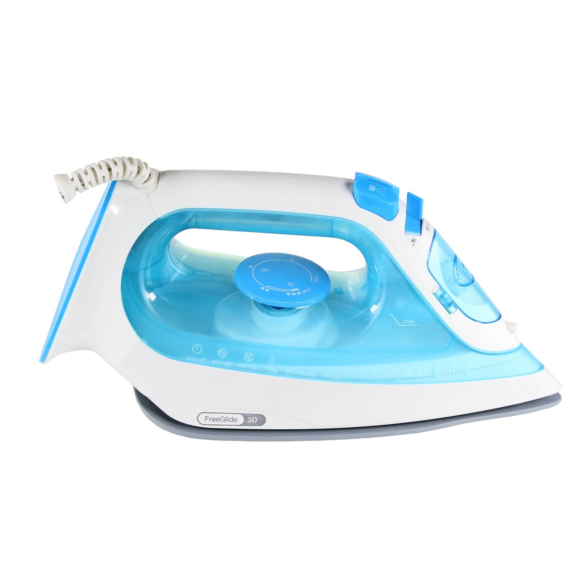 Braun SI3053BL Dampfbügeleisen TexStyle 3 2400W 3D BackGlide Bügelsohle - Toolbrothers