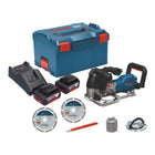 Bosch GNF 18V 40 Akku Mauernutfraese 18 V 40 mm Brushless 2x Akku 5 0 Ah Ladegeraet L Boxx 0 - toolbrothers
