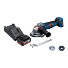 Bosch GWS 18V 11 PS Akku Winkelschleifer 18 V 125 mm Brushless 1x Akku 5 0 Ah Ladegeraet 0 - toolbrothers