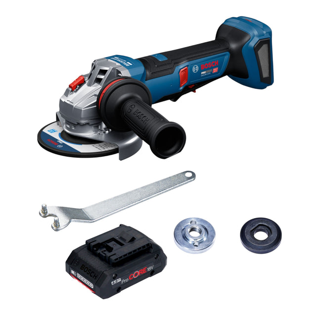 Bosch GWS 18V 11 PS Akku Winkelschleifer 18 V 125 mm Brushless 1x ProCORE Akku 4 0 Ah ohne Ladegeraet 0 - toolbrothers