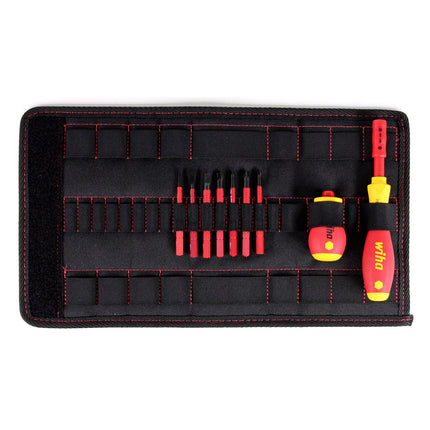 Wiha slimVario Schraubendreher und Bit Starter Set ( 2831 T902 41233 ) in Tasche VDE 1000 Volt - Toolbrothers