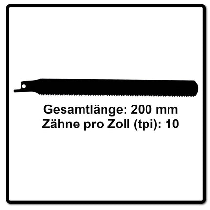 Komet Säbelsägeblatt PALLETS 200mm 10tpi 5 Stk. ( 501.361 ) HSS-Bi-Metall - Toolbrothers