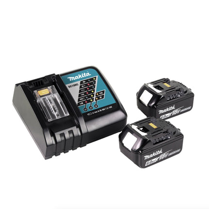 Makita DUR 188 LRG2 Akku Rasentrimmer 18V 250/300mm Brushless + 2x Akku 6,0Ah + Ladegerät - Toolbrothers