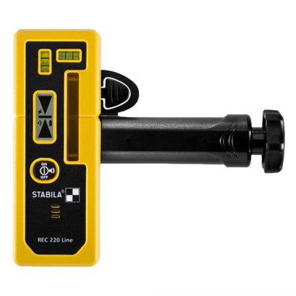 Stabila REC 220 Linie Receiver ( 18643 ) für Messungen auf große Entfernungen mit Halterung zur Befestigung an Nivellierlatten - Toolbrothers