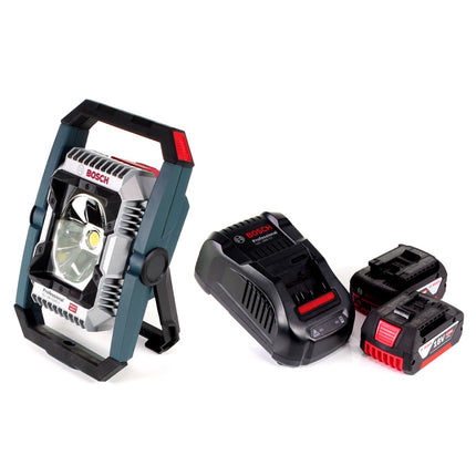 Bosch GLI 18V-2200 C Akku Lampe 18V 2200lm Bluetooth ( 0601446501 ) + 2x 4,0 Ah Akku + Ladegerät - Toolbrothers