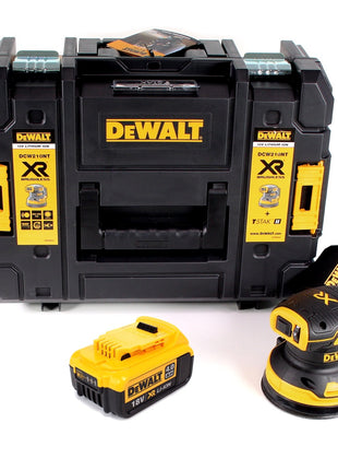 DeWalt DCW 210 NT Akku Exzenterschleifer Brushless 18V 12.000U/min 125mm + 1x Akku 4,0 Ah in TSTAK - ohne Ladegerät - Toolbrothers