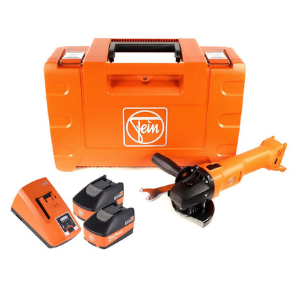 FEIN CCG 18-125 BL Akku Winkelschleifer 18V 125mm ( 71200262000 ) Set im Koffer mit 2x 5,2 Ah High Power Akku und Lader - Toolbrothers
