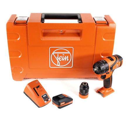 FEIN ABS 18 Q Akku Bohrschrauber 18V 60Nm QuickIN Bohrfutter ( 71132264000 ) Set in Koffer mit 3,0 Ah Akku und Lader - Toolbrothers