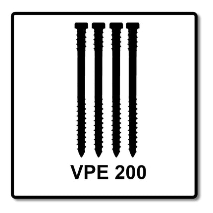 SPAX Komplett Set für 5m² Holz Terrasse - mit 200 Schrauben, Kaiman Pro und 116-tlg System Zubehör - Toolbrothers