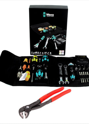 All-IN Sanitär Set Wera Kompakt SH1 + KNIPEX Zange Cobra ( 05135927001 + 8701250 ) - Toolbrothers