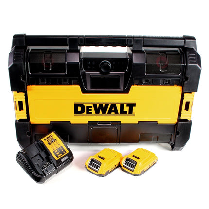 DeWalt DWST1-75663 D2 Akku Baustellenradio DAB+ + 2x Akku 2,0Ah + Ladegerät - Toolbrothers