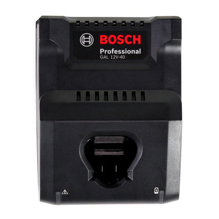 Bosch GAL 12V-40 Professional Schnell Ladegerät für 12V Akkus ( 1600A019R3 ) + 3,0 Ah Akku ( 1600A00X79 ) - Toolbrothers