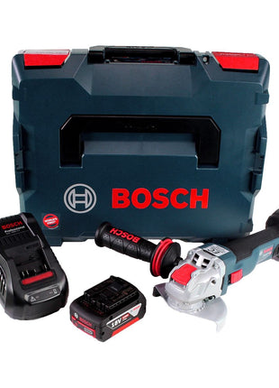 Bosch GWX 18V-10 C Akku Winkelschleifer 18V 125mm brushless X-LOCK + 1x Akku 4,0Ah + Ladegerät + L-BOXX - Toolbrothers