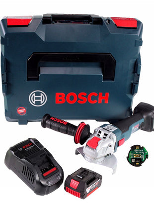 Bosch GWX 18V-10 C Akku Winkelschleifer 18V 125mm brushless X-LOCK + 1x Akku 5,0Ah + Ladegerät + Connectivity Modul + L-BOXX - Toolbrothers