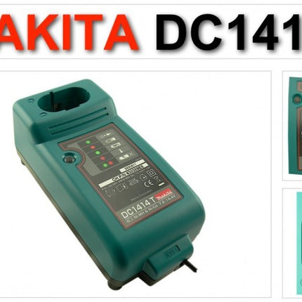Makita 8281 14,4 V Ni-MH Akku Schlagbohrschrauber + 2x Dinotech AKKU 2000 Ah + Makita DC1414 Lader + Koffer - Toolbrothers