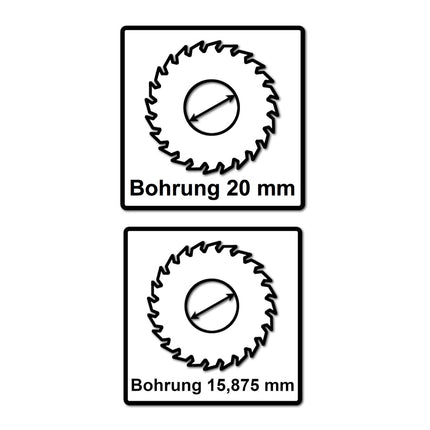 Bosch Kreissägeblatt Standard for Wood 160 x 1,5 x 20 / 15,875 mm 48 Zähne ( 2608837678 ) - Toolbrothers