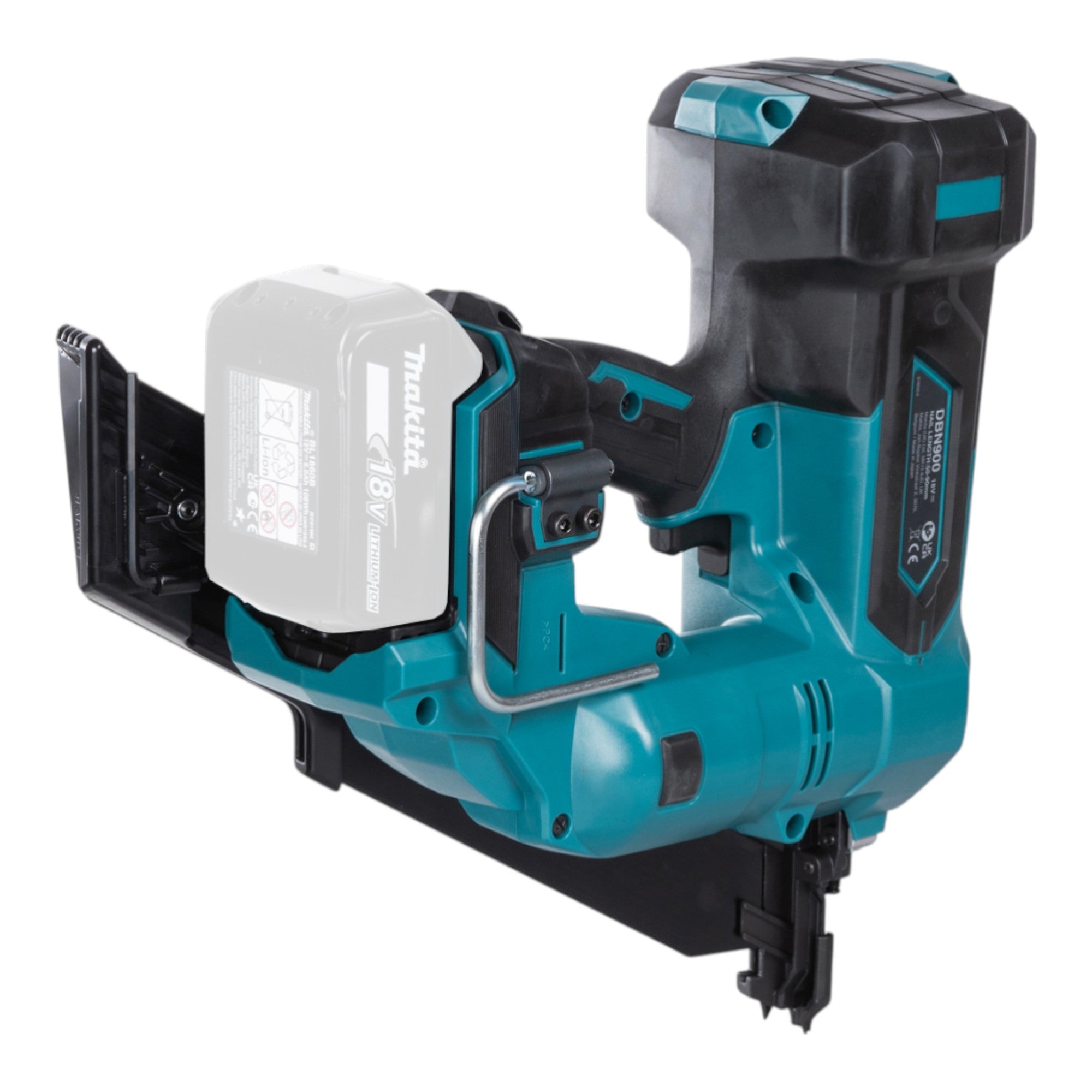 Makita DBN 900 RT1K Akku Streifennagler 18 V 50 90 mm Brushless 1x Akku 5 0 Ah Ladegeraet Koffer 4 - toolbrothers