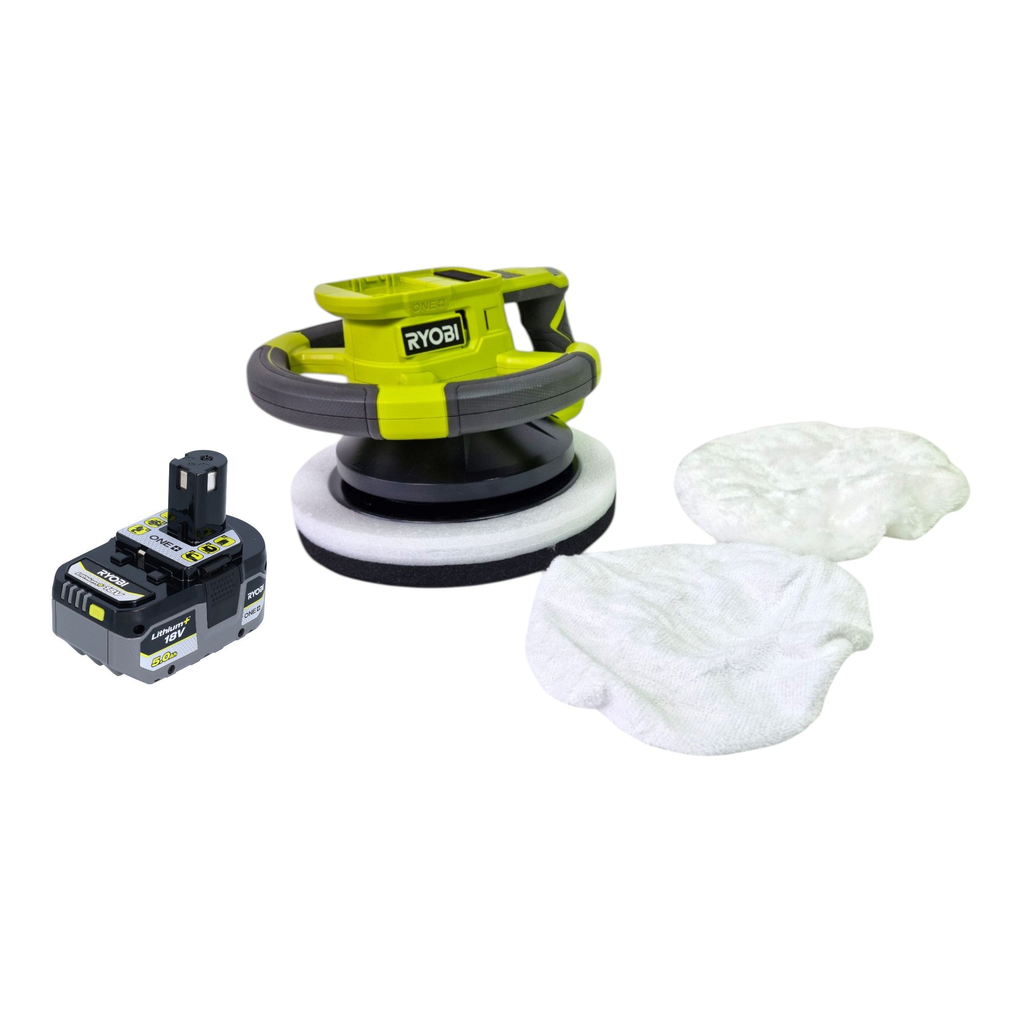 RYOBI RBP18250 0 Akku Polierer 18 V 250 mm 1x Akku 5 0 Ah ohne Ladegeraet 0 - toolbrothers