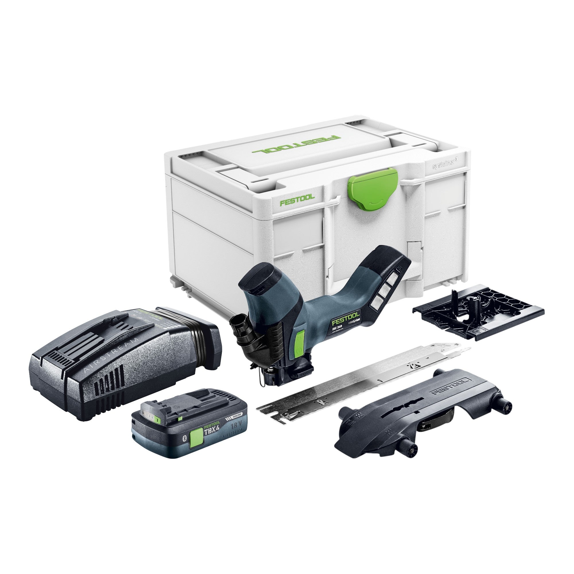 Festool ISC 240 EB Basic Akku Daemmstoffsaege 18 V 240 mm 1x Akku 4 0 Ah Schnellladegeraet Systainer 0 - toolbrothers