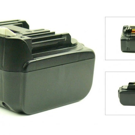 Makita BHP 456 18 V Li-Ion Akku Schlagbohrschrauber Weiß Solo - nur das Gerät + 1x Dinotech Akku 3,0 Ah - Toolbrothers