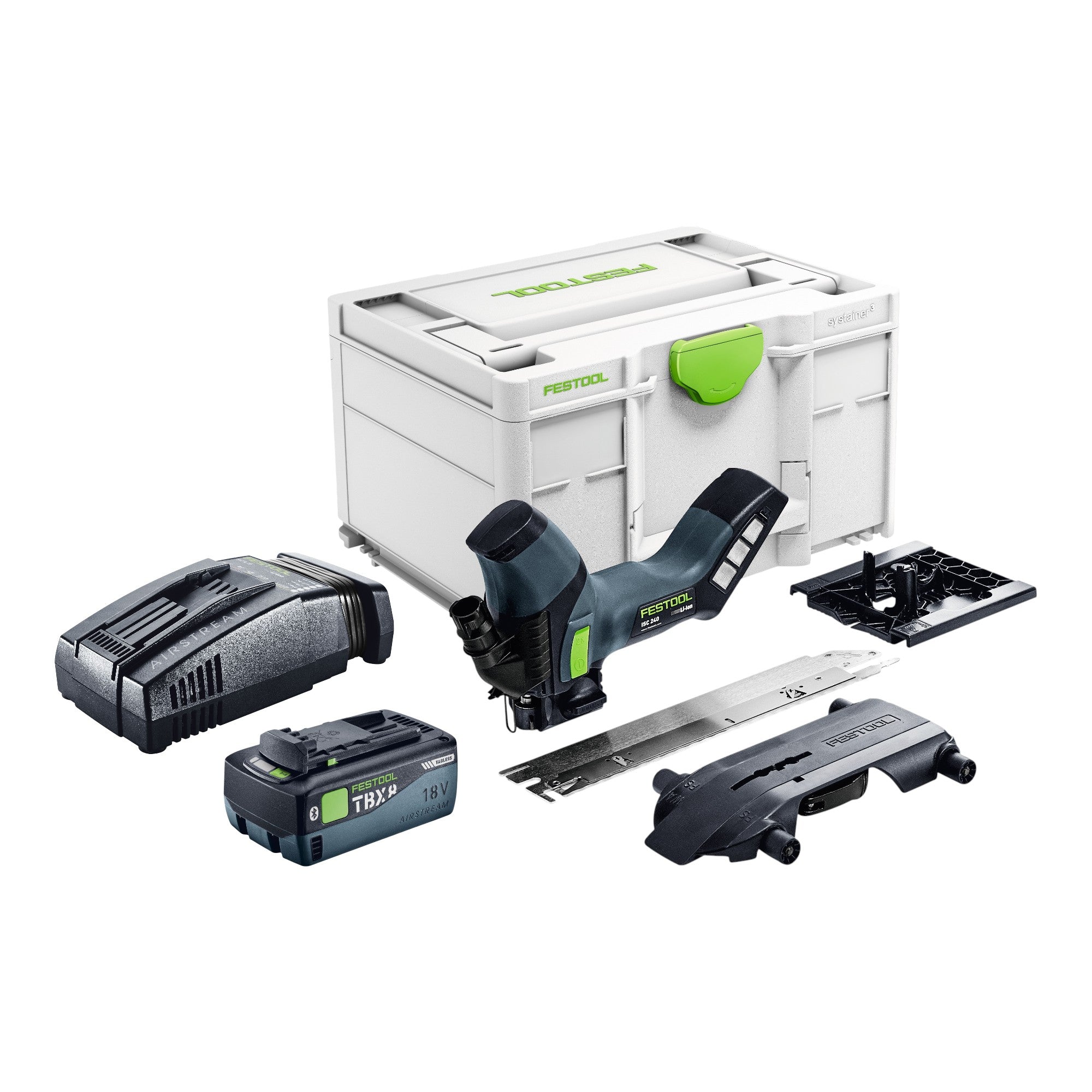 Festool ISC 240 EB Basic Akku Daemmstoffsaege 18 V 240 mm 1x Akku 8 0 Ah Schnellladegeraet Systainer 0 - toolbrothers