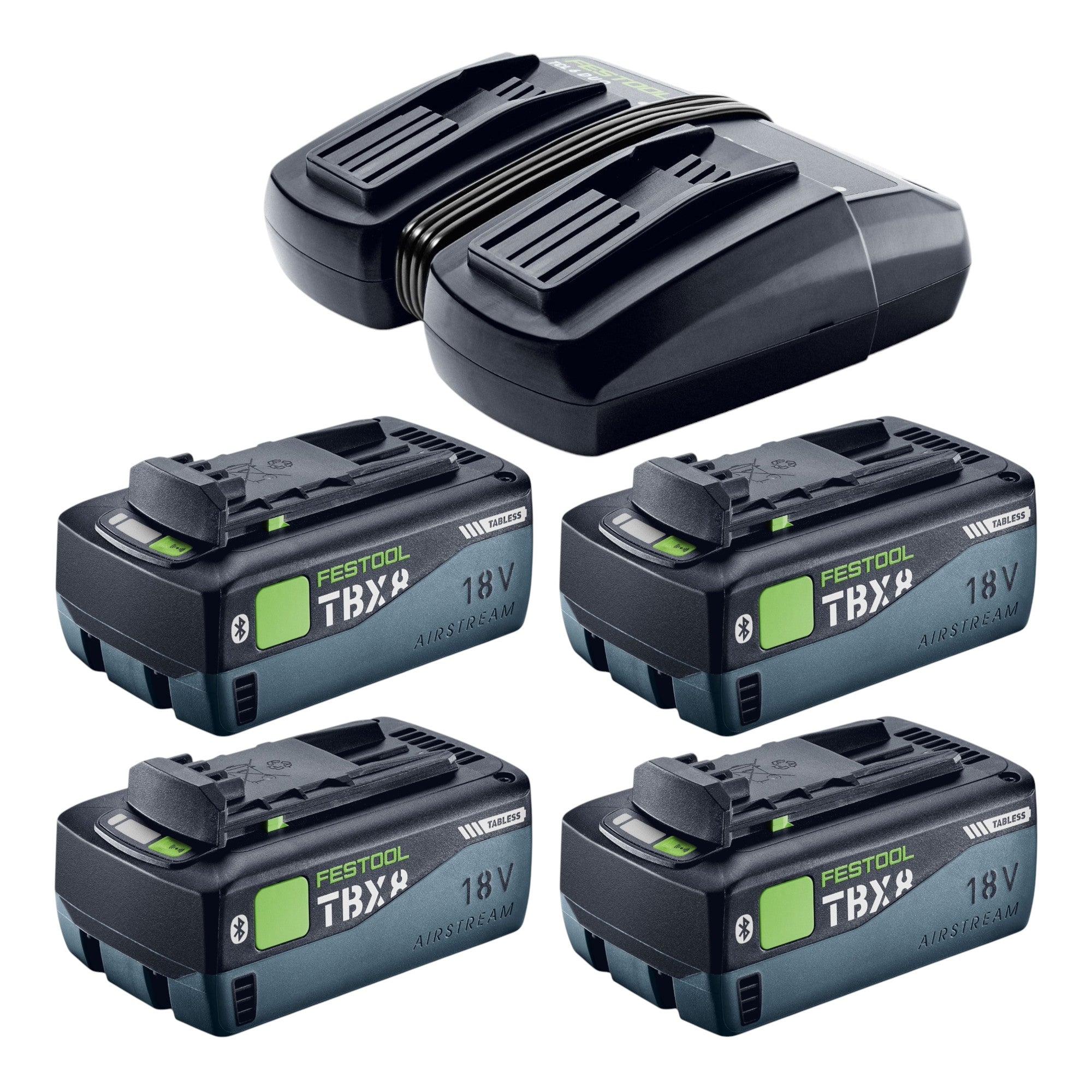 Festool SYMC 70 EB Basic Akku Leistensaege 36 V 2 x 18 V 216 mm 4x Akku 8 0 Ah Doppelladegeraet Systainer 3 - toolbrothers