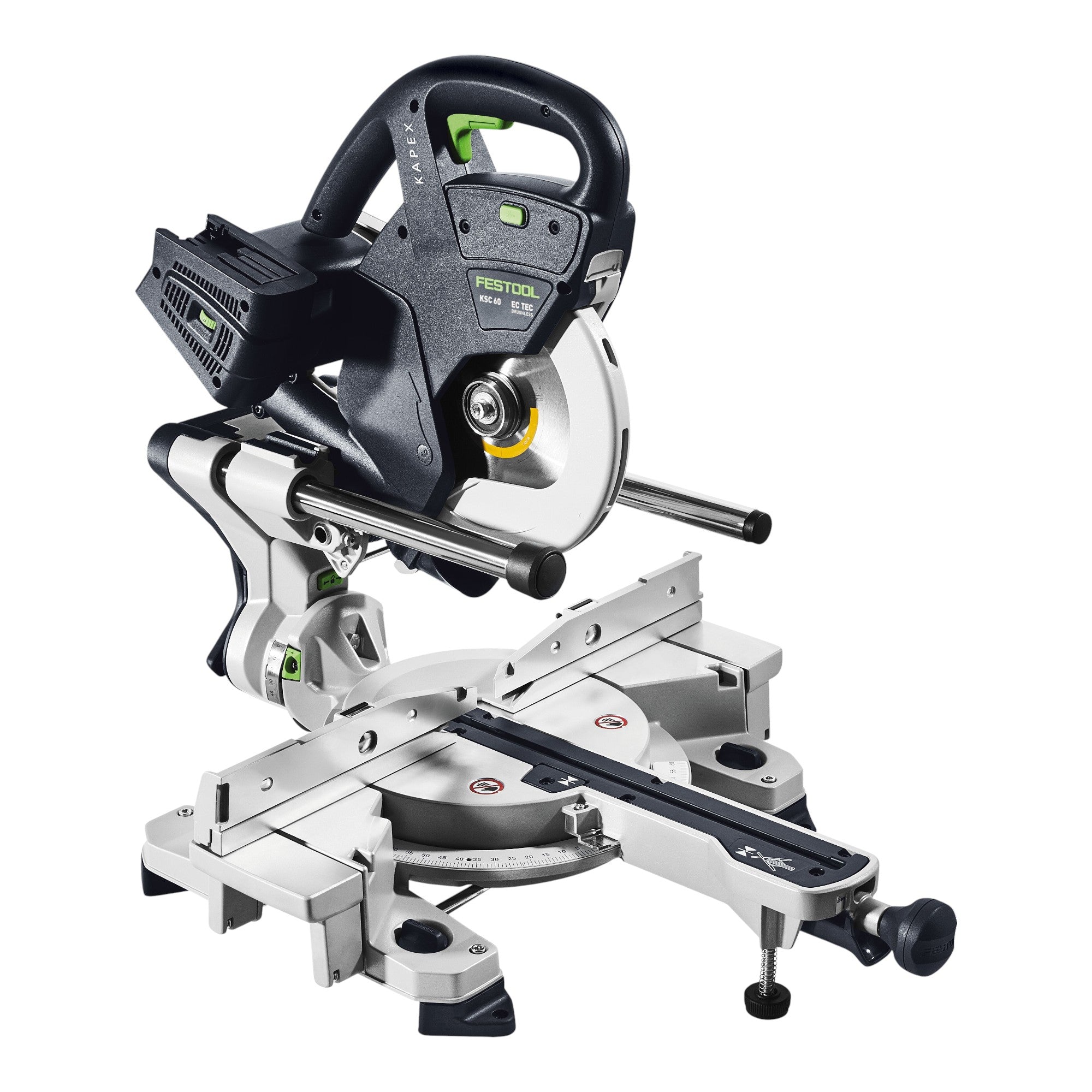 Festool KAPEX KSC 60 EB Basic Akku Kapp Zugsaege 18 V 36 V 216 mm Brushless 2x Akku 8 0 Ah Doppelladegeraet Systainer 1 - toolbrothers