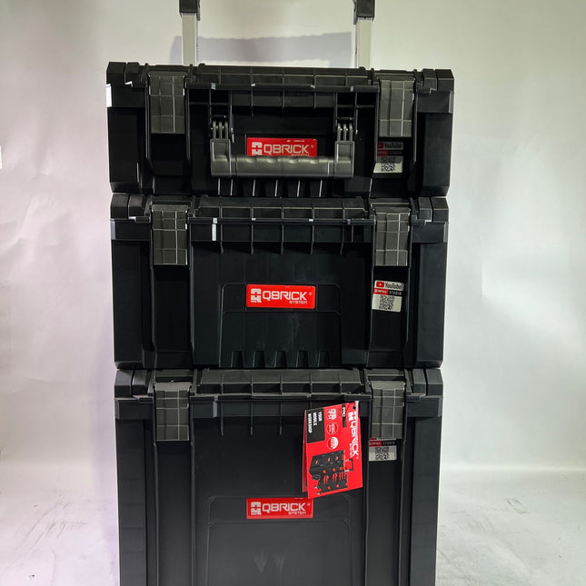 Qbrick System PRO Set 5 2 0 Plus Werkzeug Koffer Set PRO Cart 2 0 Plus PRO Toolbox 2 0 PRO Technician Case 2 0 Beschaedigt 0 - toolbrothers