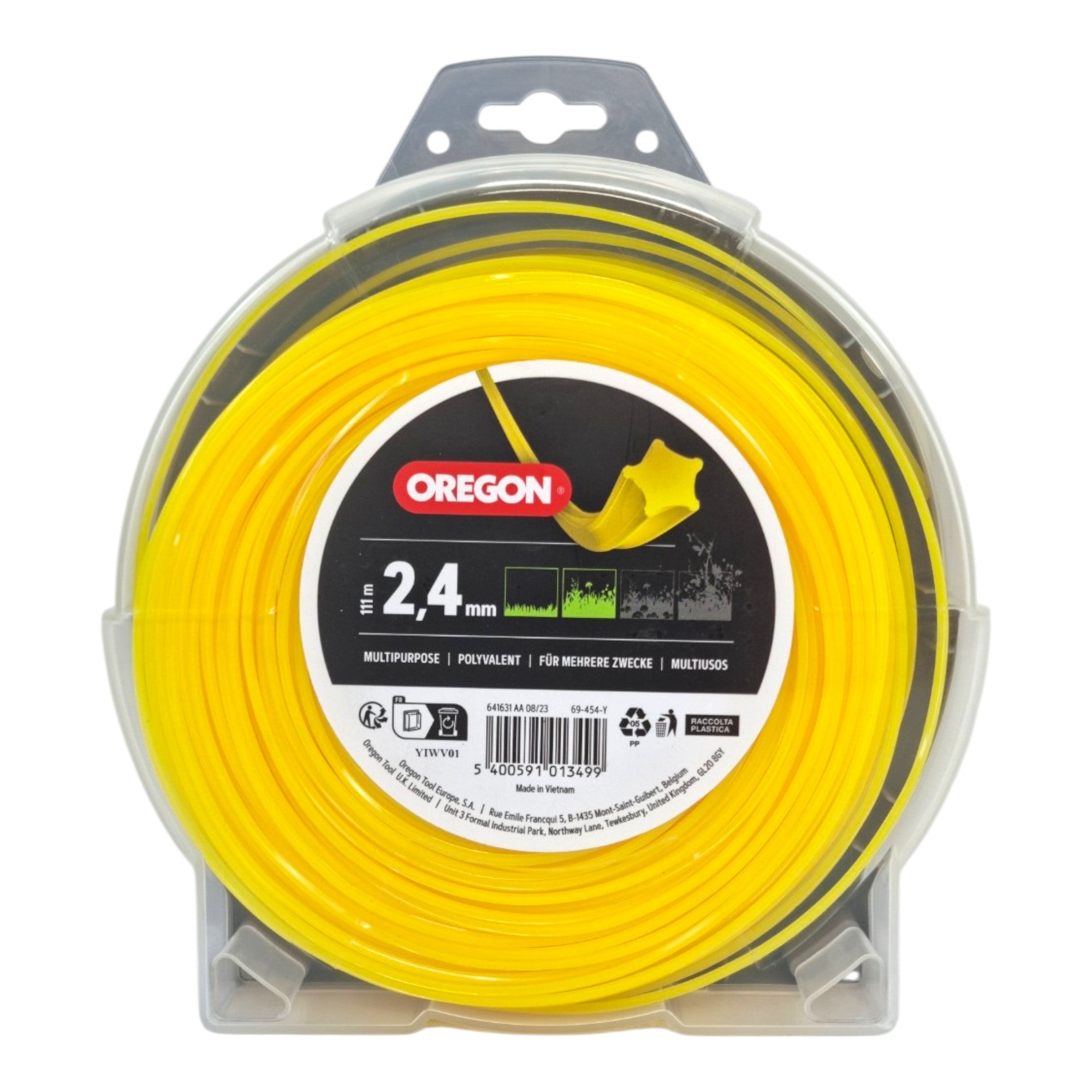 Oregon Freischneidefaden Gelb Starline 2 4 mm 111 Meter 69 454 Y  0 - toolbrothers