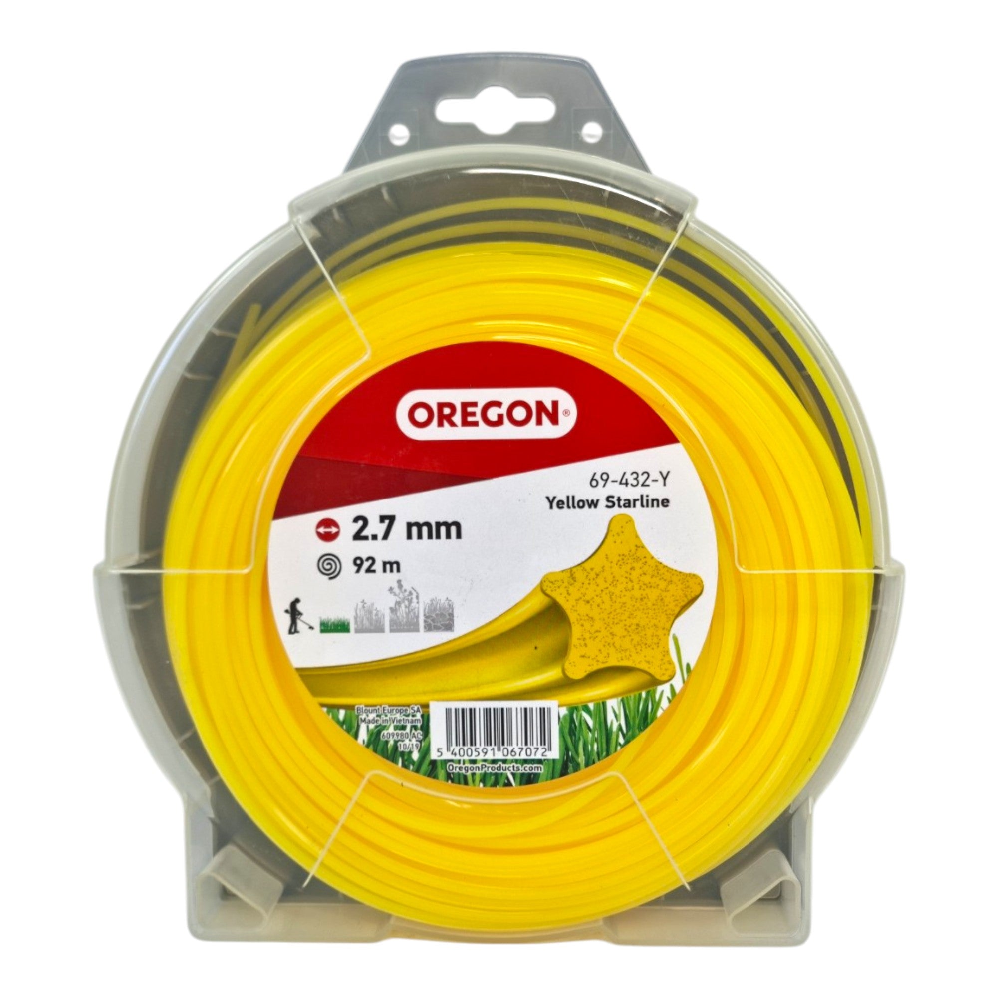 Oregon Freischneidefaden Gelb Starline 2 7 mm 92 m 69 432 Y  0 - toolbrothers