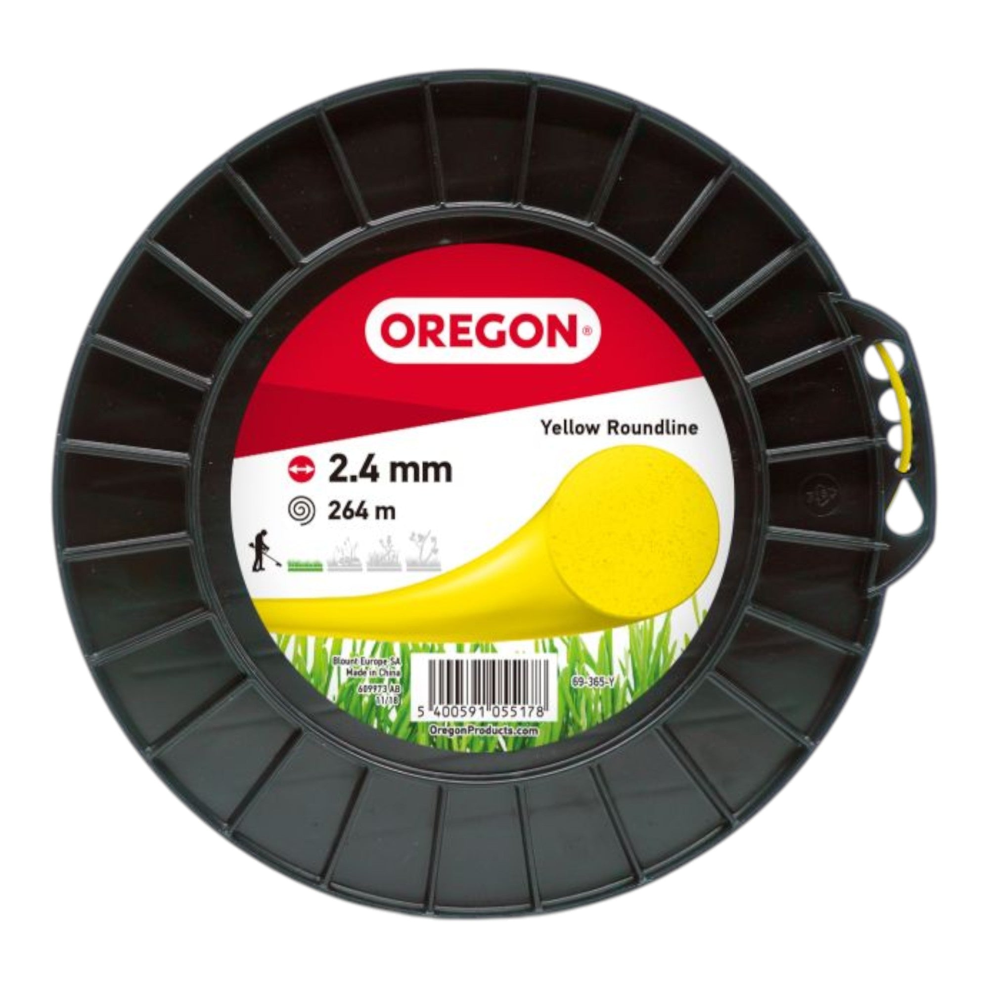 Oregon Freischneidefaden Gelb Roundline 2 4 mm 264 m 69 365 Y  3 - toolbrothers
