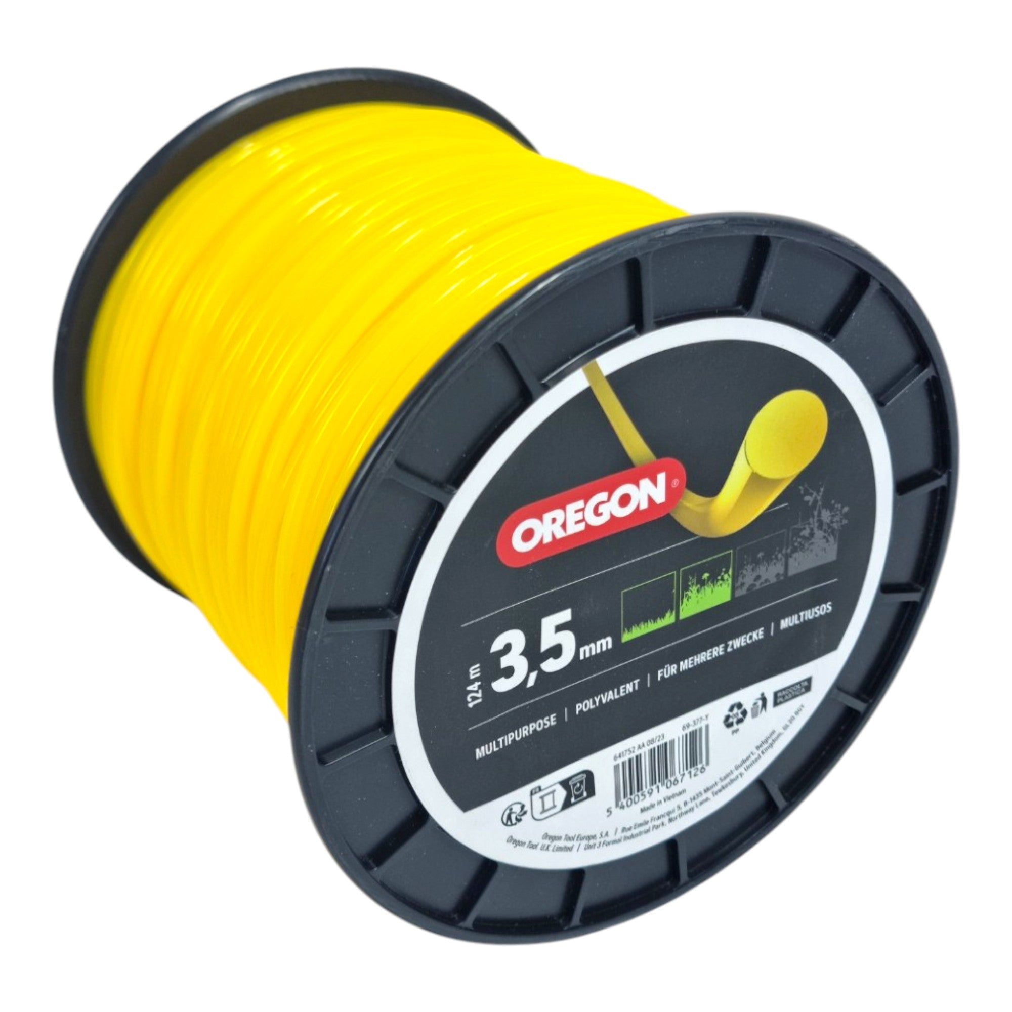 Oregon Freischneidefaden Gelb Roundline 3 5 mm 124 Meter 69 377 Y  0 - toolbrothers