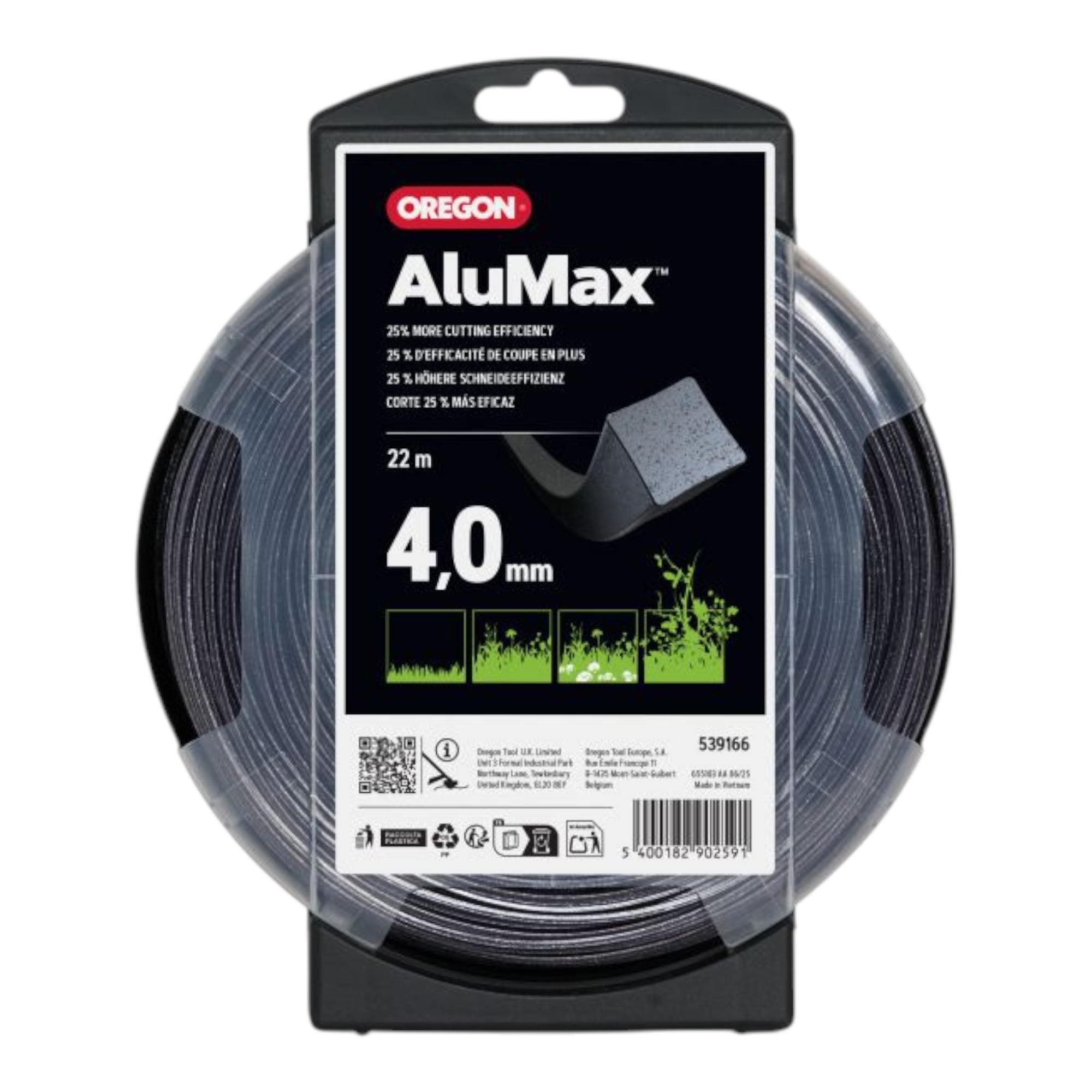 Oregon Square Nylium Alumax Maehfaden 4 0mm x 22m 539166  0 - toolbrothers