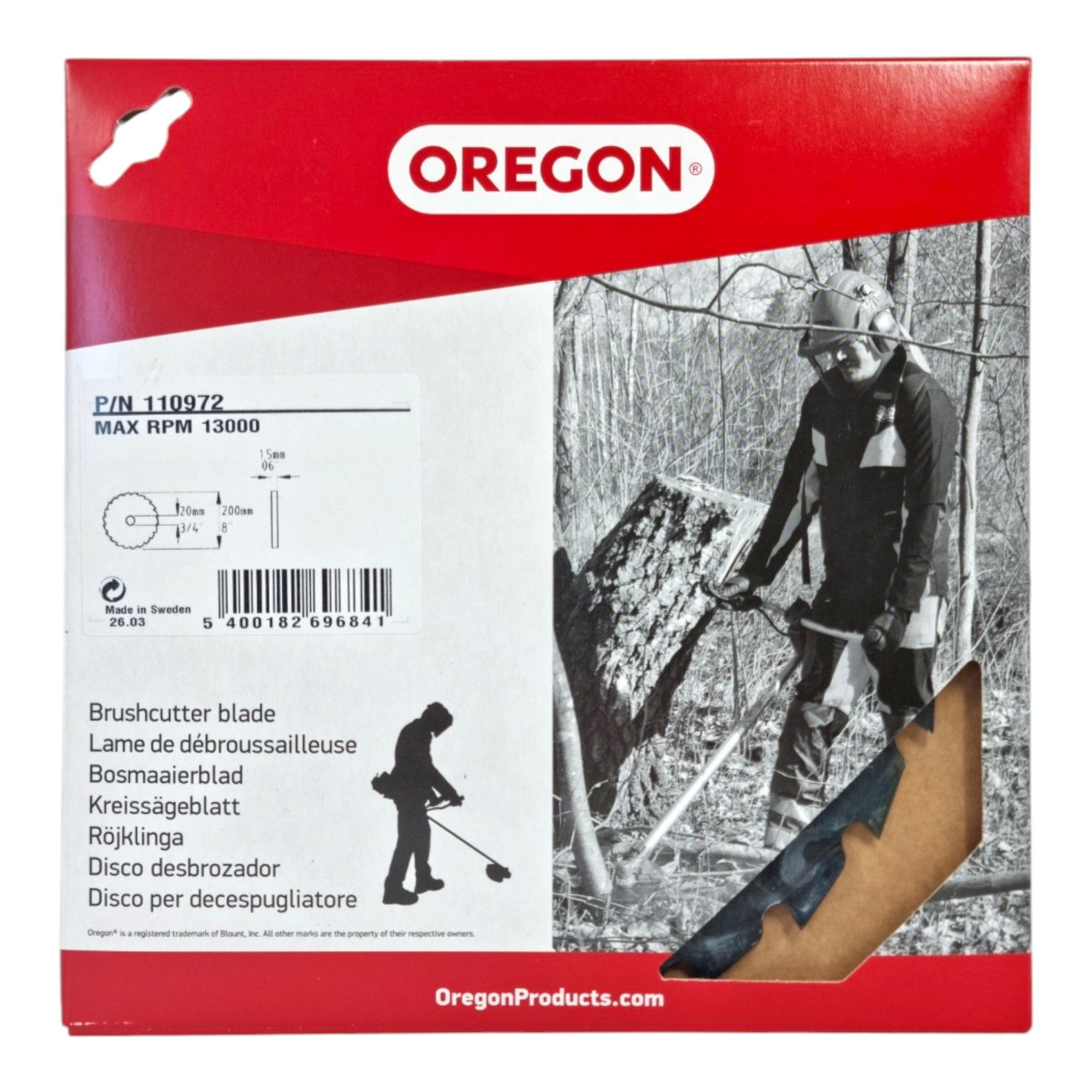 Oregon Rodungssaegeblatt Maxi 22 Zaehne 200 mm 110972  0 - toolbrothers