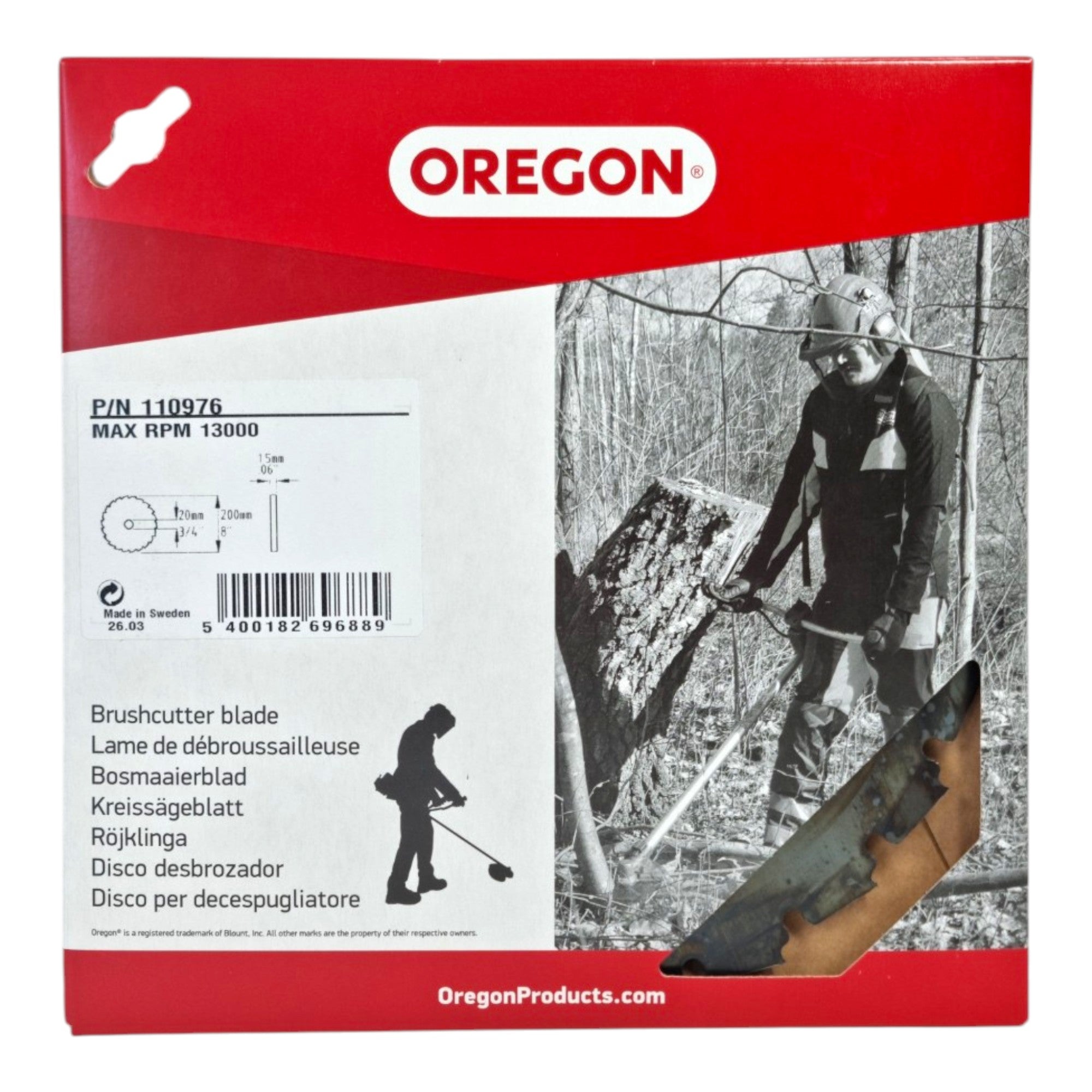 Oregon Rodungssaegeblatt EIA 22 Zaehne 200mm 110976  0 - toolbrothers