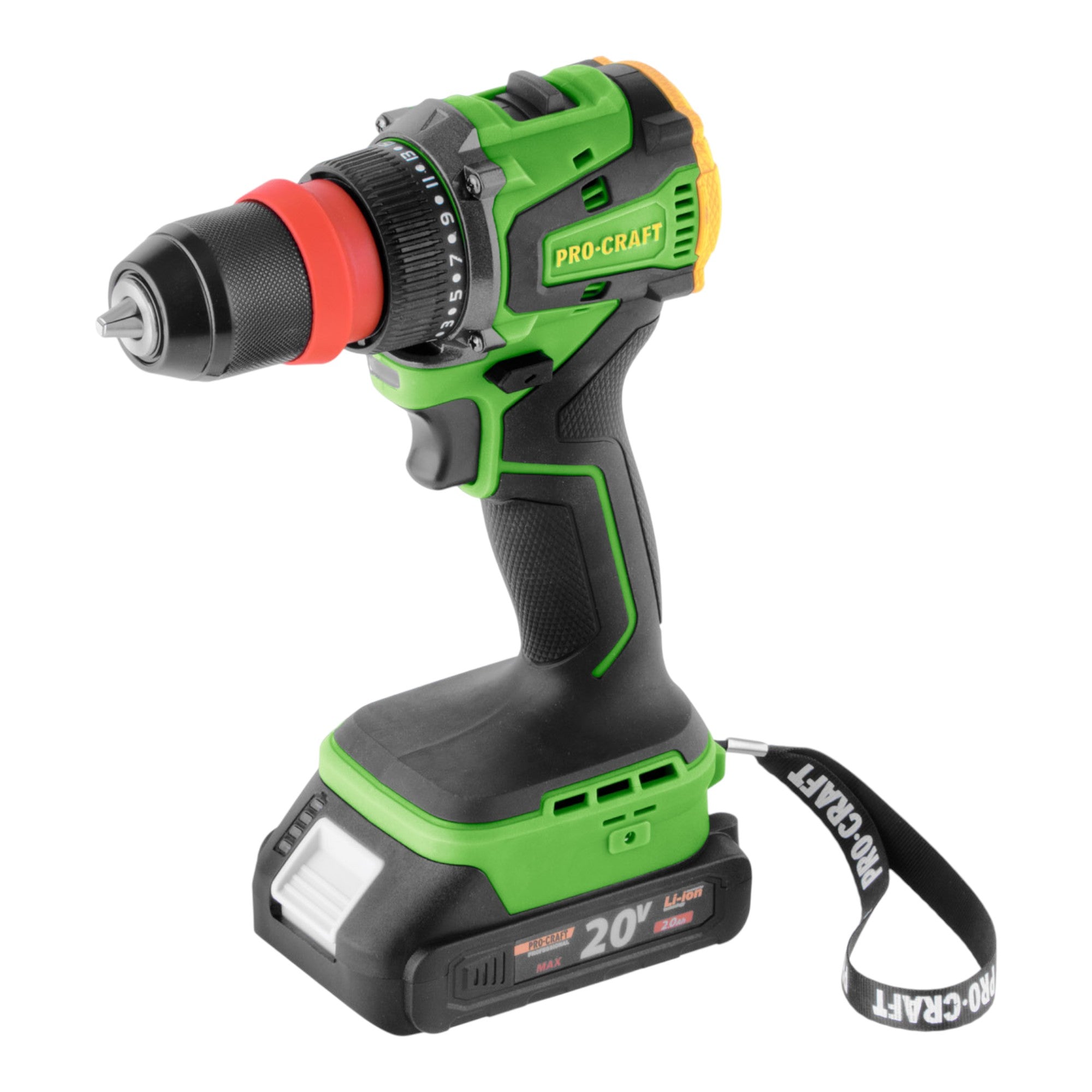 Procraft PA20LiDFR Akku Bohrschrauber 20 V 50 Nm Brushless 1x Akku 2 0 Ah Ladegeraet Koffer 1 - toolbrothers