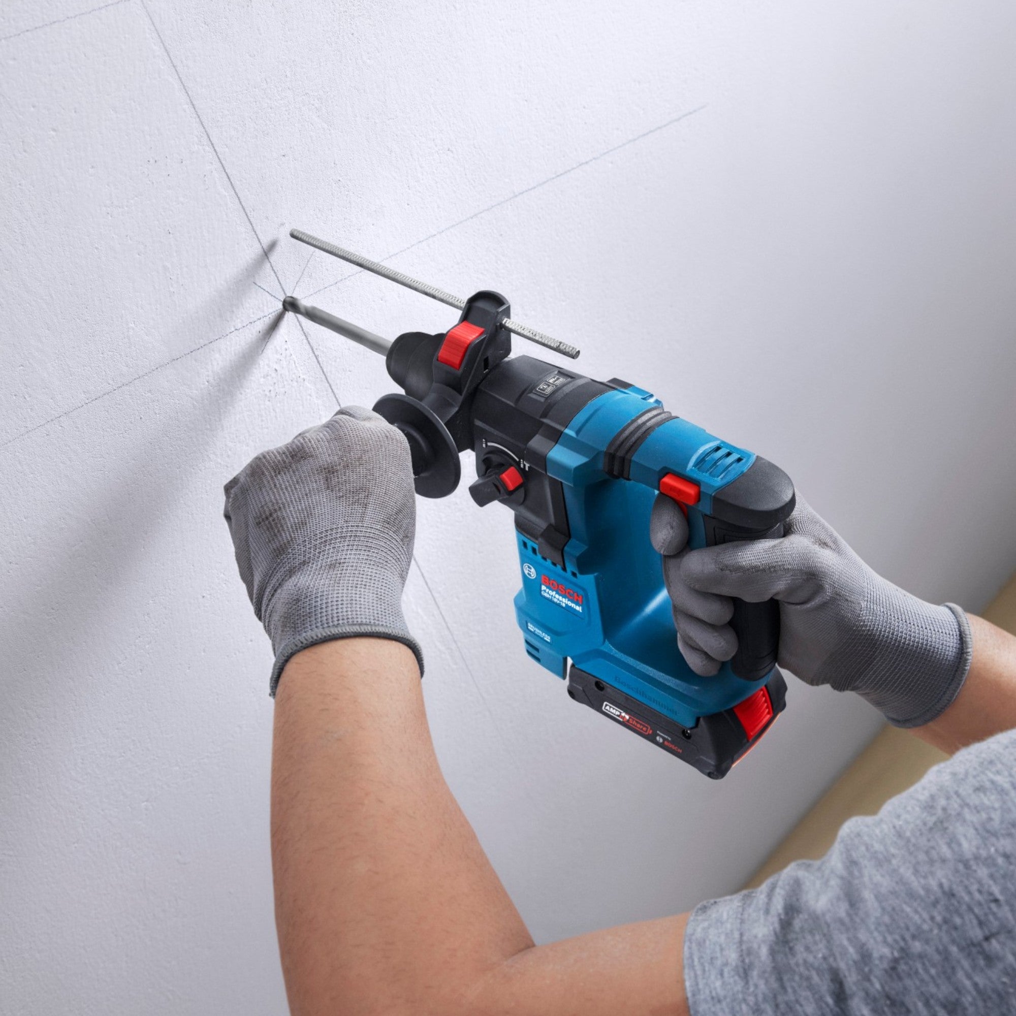 Bosch GBH 18V 18 Professional Akku Bohrhammer 18 V 1 5 J SDS plus Brushless 2x Akku 5 0 Ah Ladegeraet 4 - toolbrothers