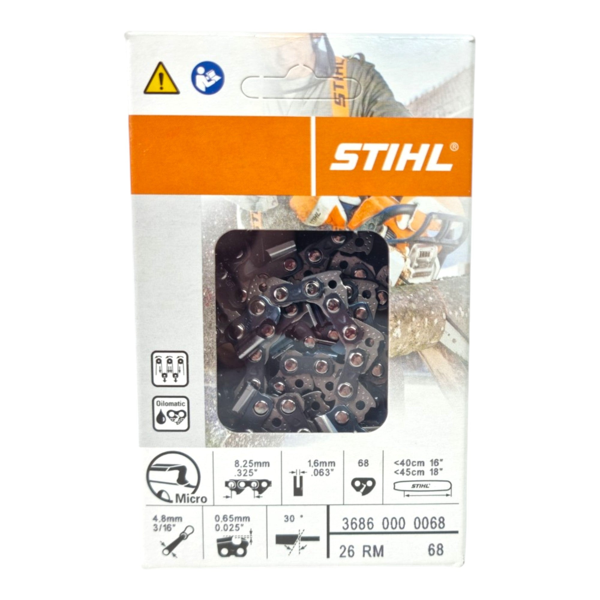 Stihl 325 Rapid Micro RM Saegekette 45 cm 325 1 6 mm 68 TG 36860000068  1 - toolbrothers