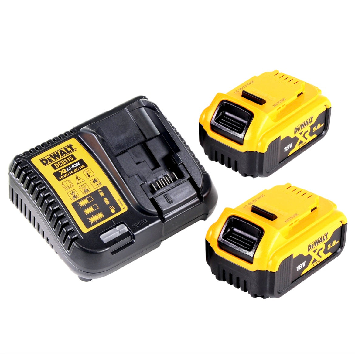 DeWalt DCF 921 P2T Akku Schlagschrauber 18 V 400 Nm 1 2 Brushless 2x Akku 5 0 Ah Ladegeraet TSTAK 3 - toolbrothers