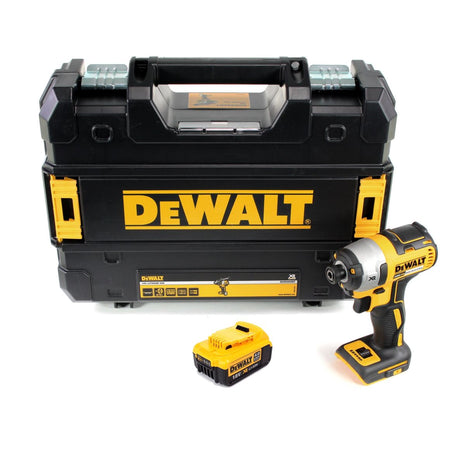 DeWalt DCF 887 NT Akku Schlagschrauber 18 V 205 Nm 1/4" Brushless + 1x Akku 4,0 Ah + TSTAK - ohne Ladegerät - Toolbrothers