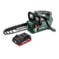 Metabo MS 18 LTX BL 25 Akku Kettensaege 18 V 25 cm Brushless 1x LiHD Akku 4 0 Ah ohne Ladegeraet 0 - toolbrothers