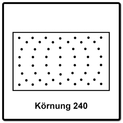 Mirka IRIDIUM Schleifstreifen Grip 81x133mm K240, 100 Stk. ( 246B109925 ) - Toolbrothers